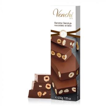 BARRETTE GIANDUJA LAIT ET NOISETTES 200G