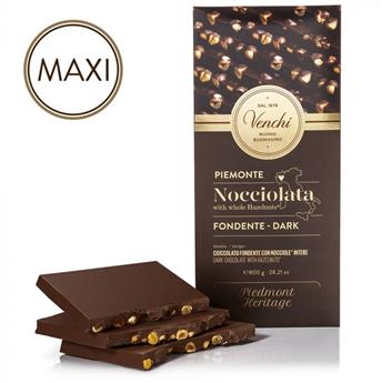 MAXI TABLETTE 800G CHOCOLAT NOIR AVEC NOISETTES