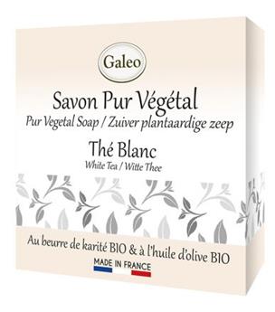 SAVON PUR VEGETAL 100G Thé Blanc