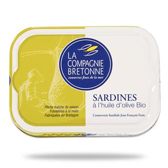 SARDINES A L´HUILE D´OLIVE BIO 1/6 115G CBP