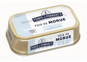 FOIE DE MORUE AU NATUREL 121G PENMARCH