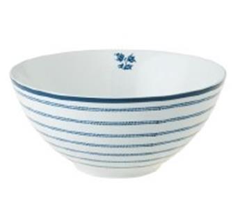 BOL 13 cm LAURA ASHLEY BLUE CANDY STRIPES