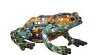 GRENOUILLE AQUATIQUE MOSAIQUE 10 CM