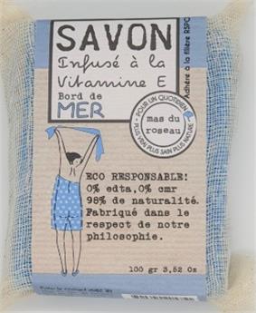 SAVON INFUSE A LA VITAMINE E 100G BORD DE MER