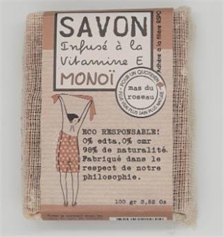 SAVON INFUSE A LA VITAMINE E 100G MONOI