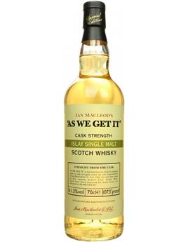 AS WE GET IT ISLAY SINGLE MALT 70CL 61°