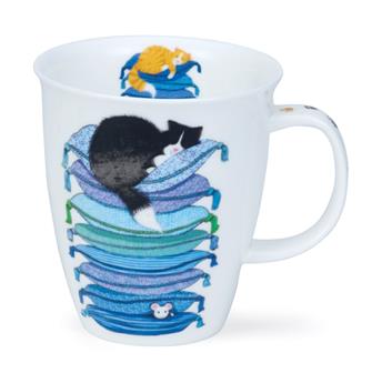 MUG NEVIS SLEEPY CAT BLEU