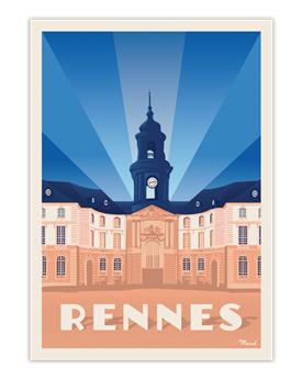 AFFICHE 30 x 40 cm RENNES