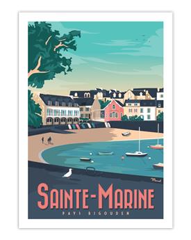 AFFICHE 30 x 40 cm SAINTE MARINE