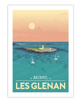 AFFICHE 30 x 40 cm LES GLENAN