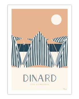 AFFICHE 30 x 40 cm DINARD