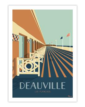 AFFICHE 30 x 40 cm DEAUVILLE