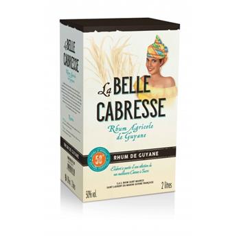 RHUM BLANC LA BELLE CABRESSE CUBI 2L 50°