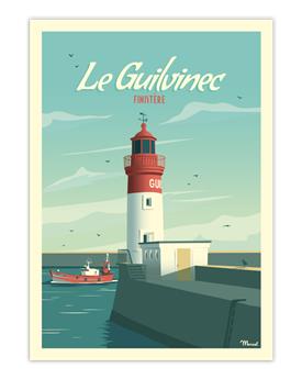 AFFICHE 30 x 40 cm LE GUILVINEC