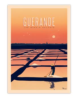 AFFICHE 30 x 40 cm GUERANDE