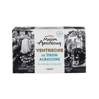 VENTRECHE DE THON BLANC ALBACORE A L´HUILE D´OLIVE 112G