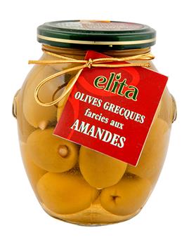 OLIVES GRECQUES ELITA FARCIES AMANDES 390G