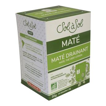 MATE (20 INFUSETTES) THE VERT ET CITRON  SOL A SOL 40G