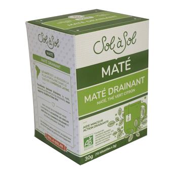 MATE 30G (15 INFUSETTES) THE VERT ET CITRON  SOL A SOL