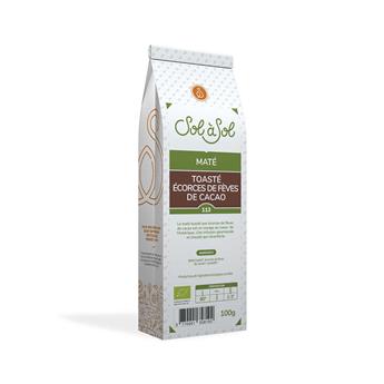 MATE TOASTE ET FEVES DE CACAO BIO SOL A SOL 100G