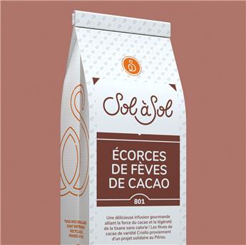 TISANE ECORCES DE FEVES DE CACAO 100G SOL A SOL