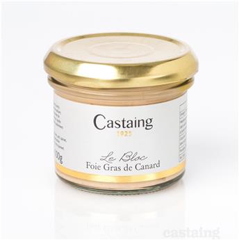 BLOC DE FOIE GRAS CANARD CASTAING 100G