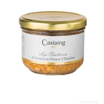 FRITONS DE CANARD AU PIMENT D´ESPELETTE CASTAING 180G