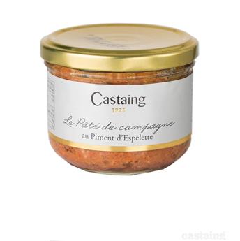 PATE CAMPAGNARD PIMENT ESPELETTE CASTAING 180G