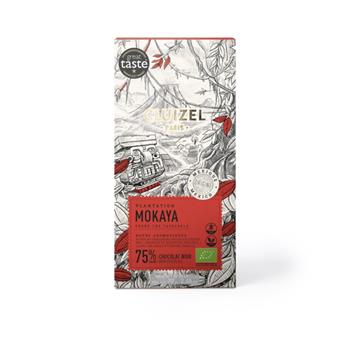 CHOCOLAT BIO NOIR MOKAYA CLUIZEL TABLETTE 75%  70G