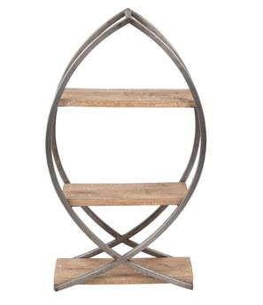 ETAGERE MURALE POISSON 33H60