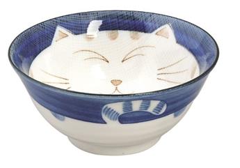 BOL 15 x 7 cm CHAT BLEU 500 ML