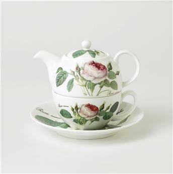 THEIERE PORCELAINE 0.40L EGOISTE REDOUTE ROSE