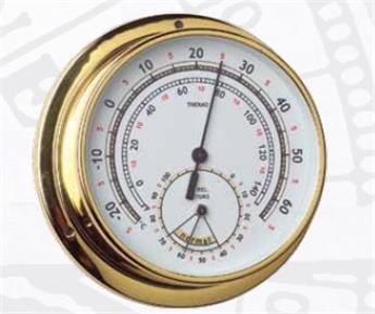 THERMO-HYGROMETRE EN LAITON