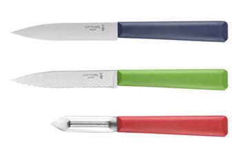 COFFRET TRIO LES  ESSENTIELS OPINEL  MANCHE POLYMERE