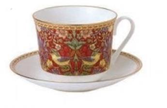 TASSE DEJEUNER ET SOUCOUPE STRAWBERRY Rouge