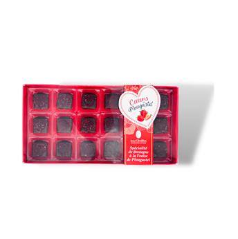 BOITE DE 18 CHOCOLATS COEUR DE PLOUGASTEL160G