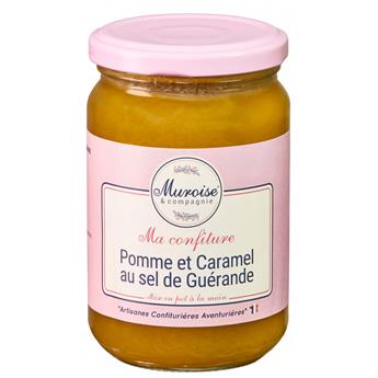 CONFITURE POMME AU CARAMEL BRETON AU SEL DE GUERANDE 350G