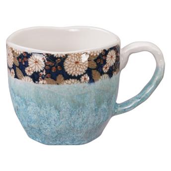 MUG EN GRES BLEU AQUA KA-8035/A 300ML