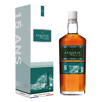 WHISKY ARMORIK 15 ANS 46° SINGLE MALT 70CL