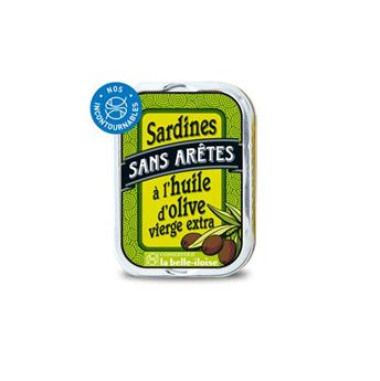 SARDINES A L´HUILE D´OLIVE SANS ARETE 115G BELLE ILOISE