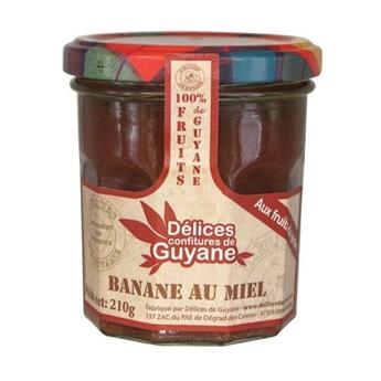 CONFITURE BANANE MIEL 210G DELICES DE GUYANE