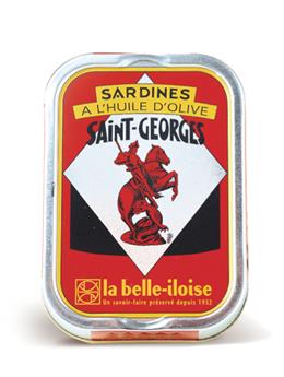 SARDINES A L´HUILE D´OLIVE  115G ST GEORGES BELLE ILOISE