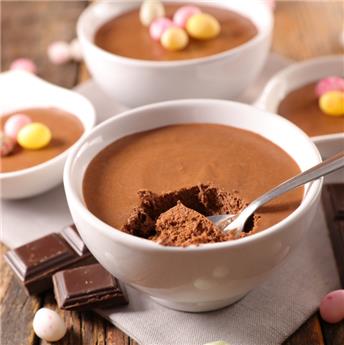 MOUSSE AU CHOCOLAT DE PÂQUES
