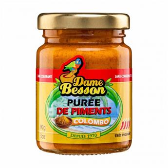 PUREE DE PIMENTS COLOMBO DAME BESSON 90G