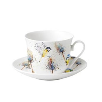 TASSE DEJEUNER ET SOUCOUPE 45 CL FLORAISON