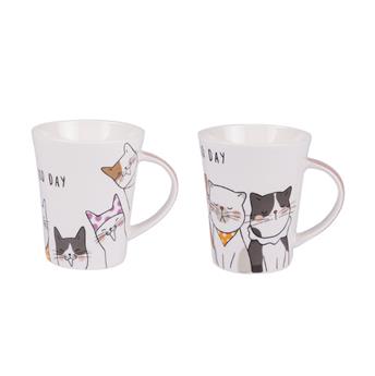 COFFRET 2 MUGS 39 CL LE CHAT ASS