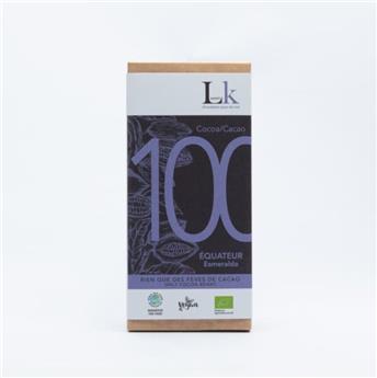 TABLETTE 100% CACAO EQUATEUR , que du cacao ! 75G