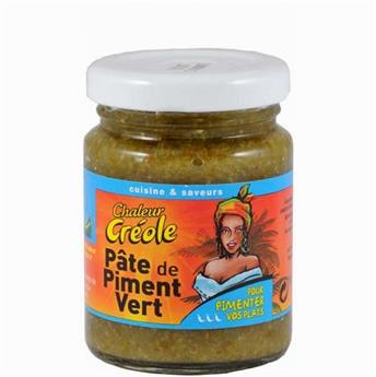 PATE DE PIMENT VERT CHALEUR CREOLE 100G