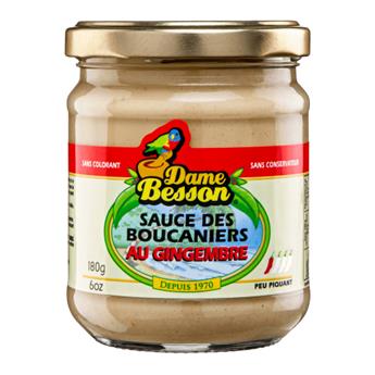 SAUCE DES BOUCANIERS AU GINGEMBRE DAME BESSON 170G