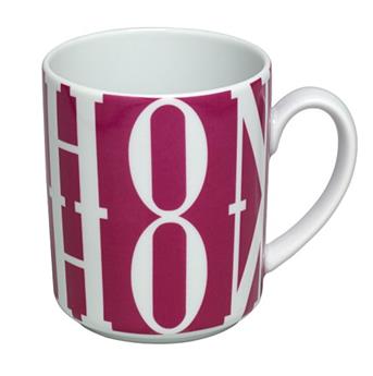 MUG FAUCHON MAGENTA BLANC